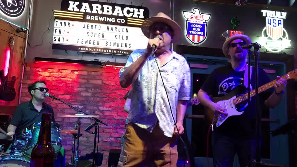 The Fender Benders performing live